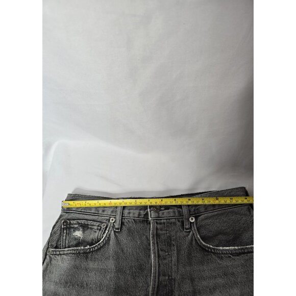 Agolde Jeans Womens Grey Denim 90’s Crop Size 28- READ INFO - Picture 13 of 16